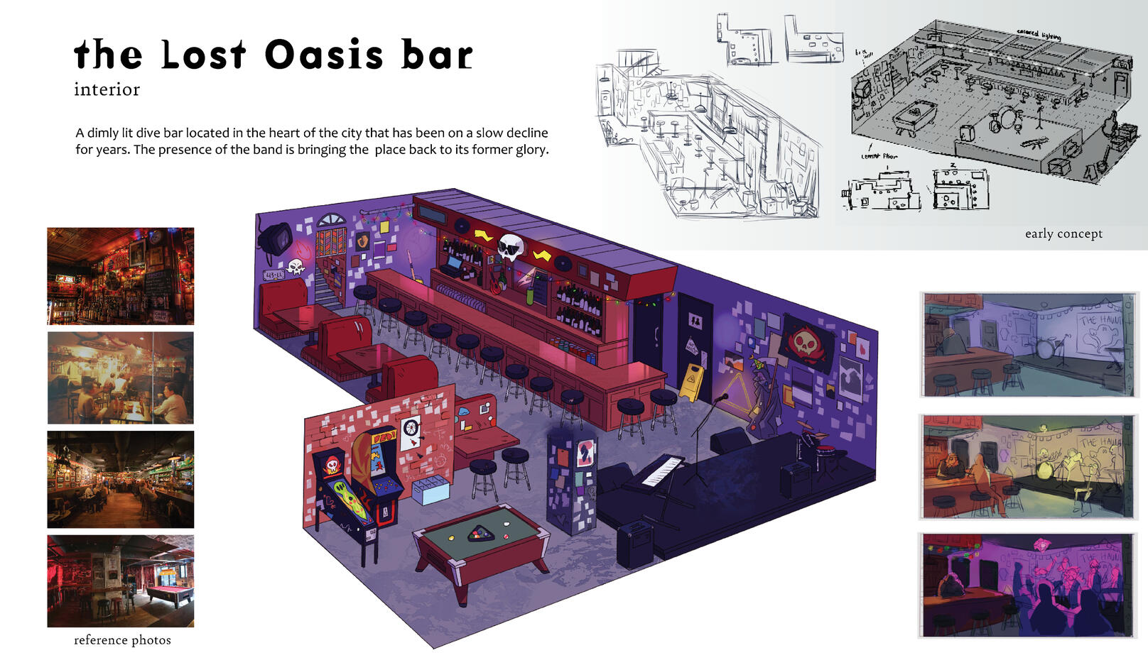 The Haunts, bar design