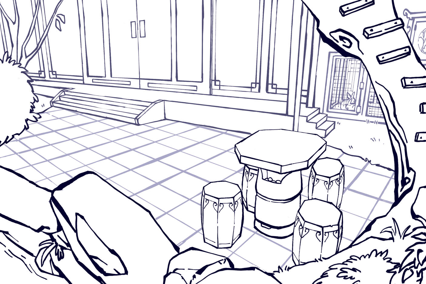 Sundial, background design