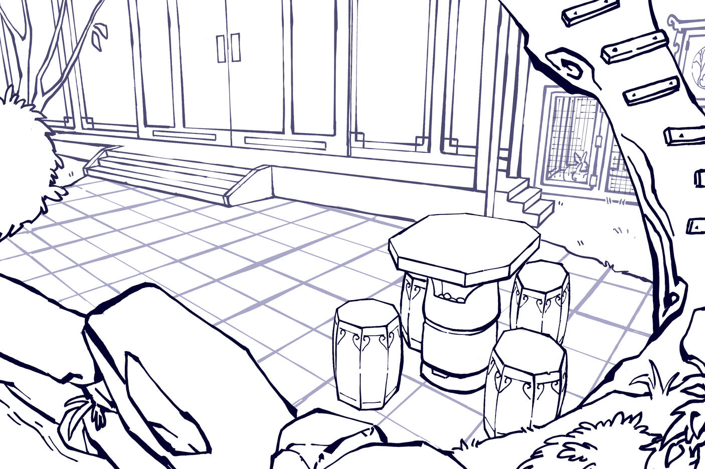 Sundial, background design