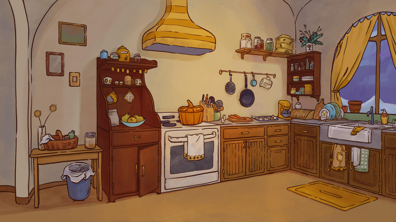 Bonnie's Burrow kitchen