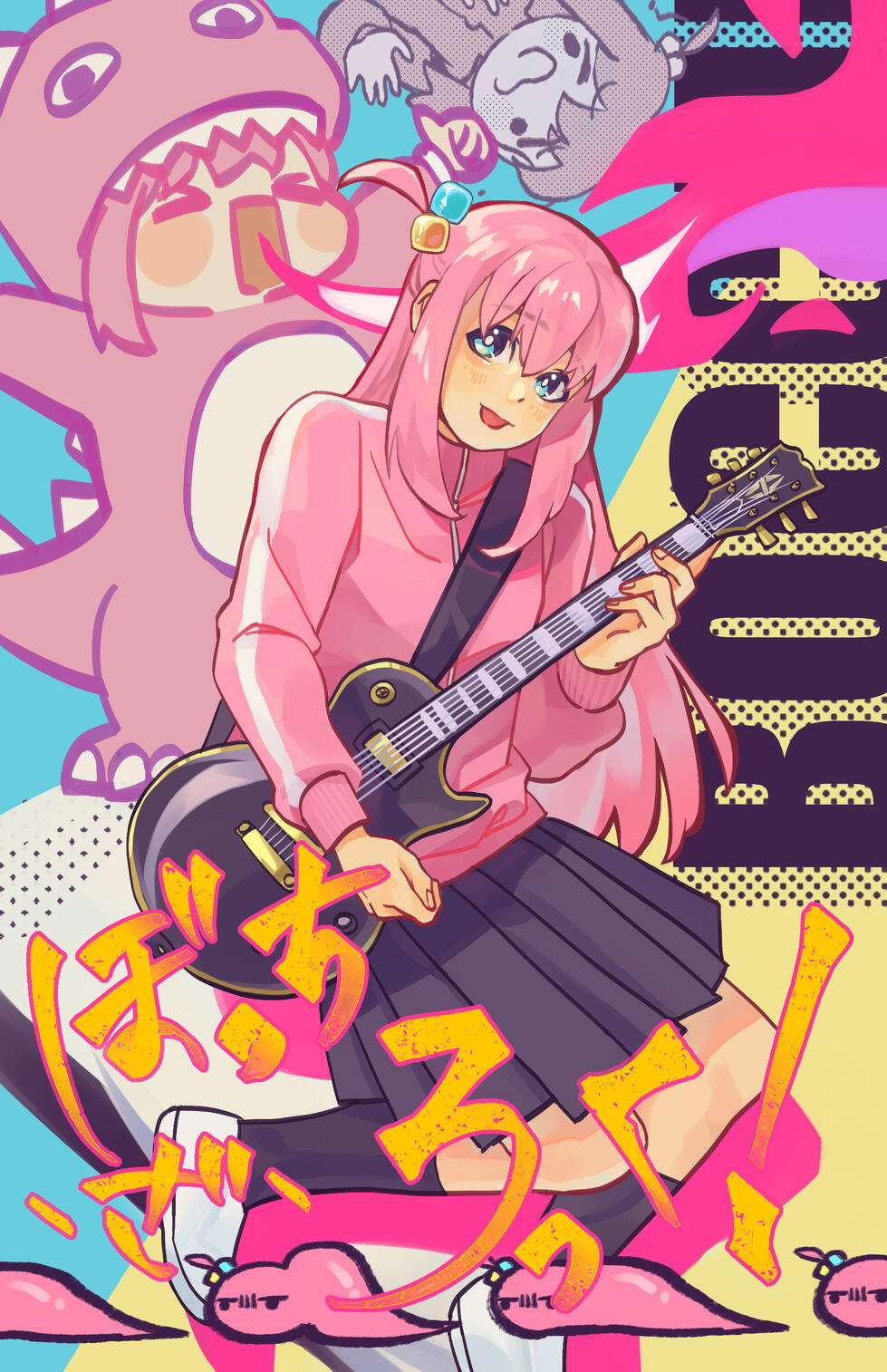 fanart poster of Bocchi the Rock