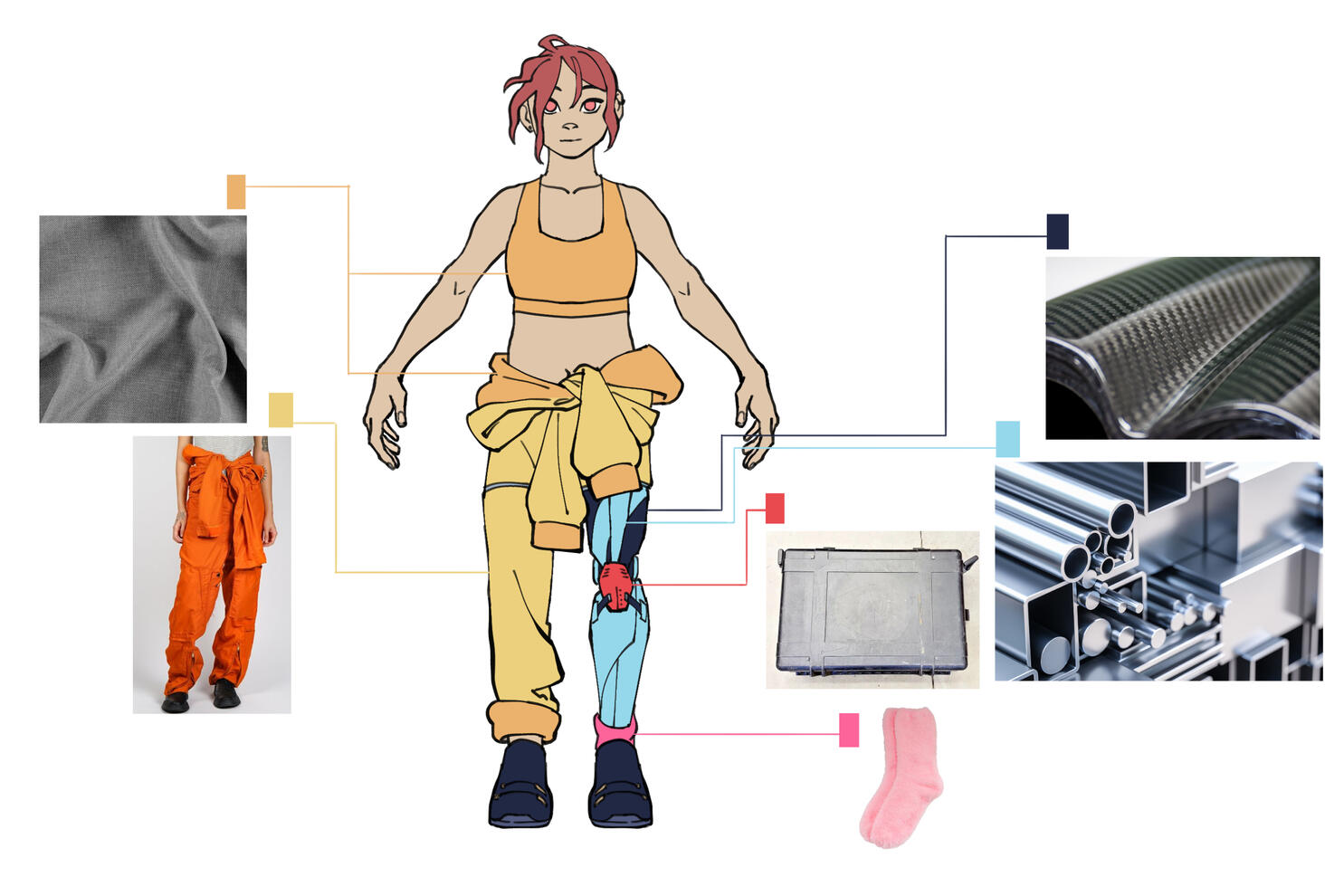 Mickey material callouts