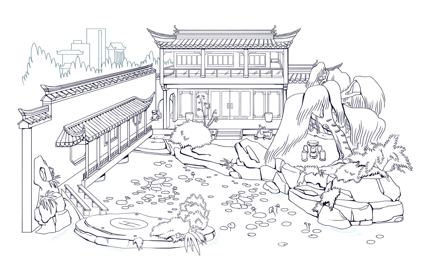 background design lines