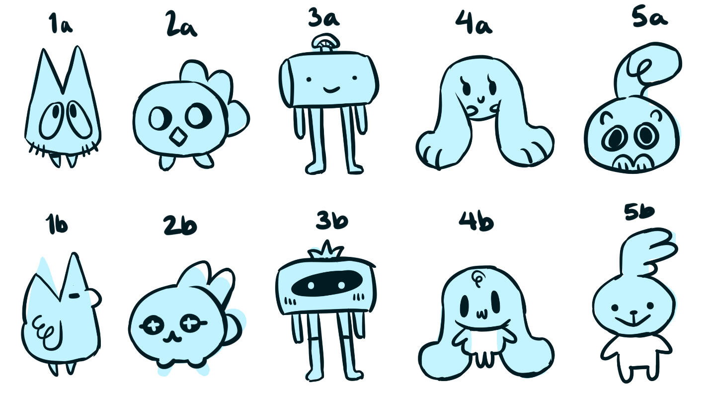 initial character concepts