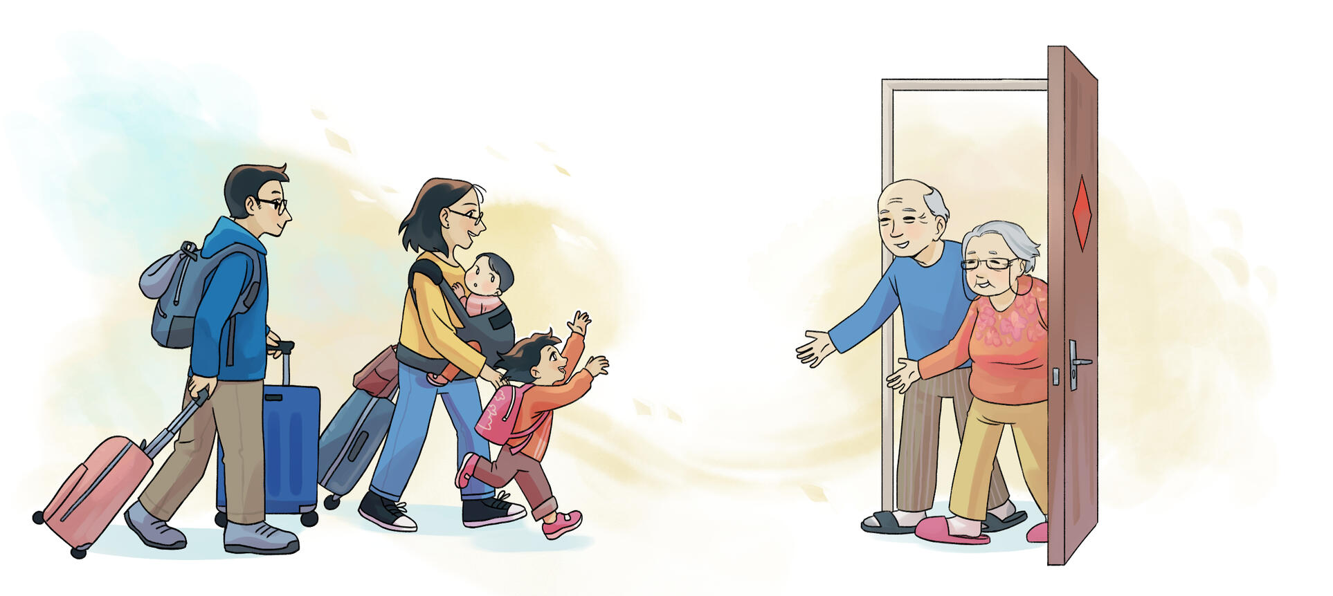 spread from picture book dummy "Suzie Can't Sleep"