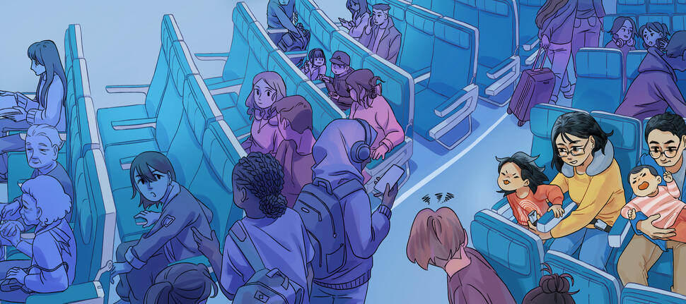 spread from picture book dummy "Suzie Can't Sleep"