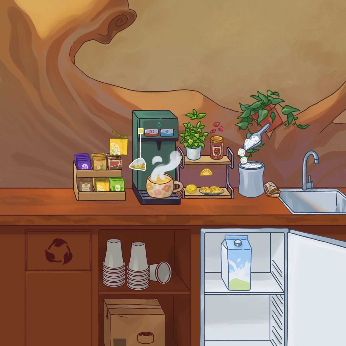 tea bar background tea bar background